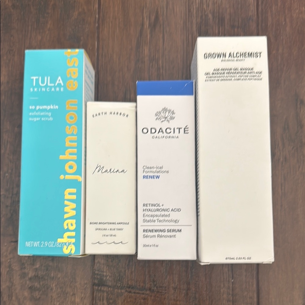 Blue Skincare Cleanser and Exfoliant